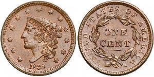 1 Цент США (1776 - ) Мідь 
