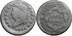 1 Цент США (1776 - ) Мідь 