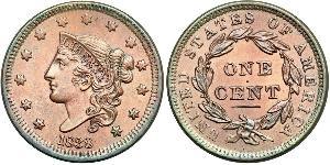 1 Цент США (1776 - ) Мідь 