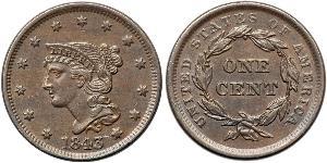 1 Цент США (1776 - ) Мідь 