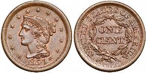 1 Цент США (1776 - ) Мідь 
