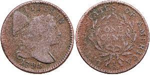 1 Цент США (1776 - ) Мідь 