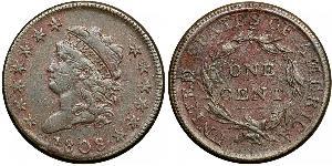 1 Цент США (1776 - ) Мідь 