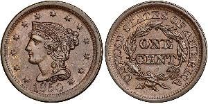 1 Цент США (1776 - ) Мідь 