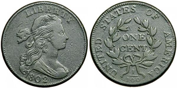 1 Цент США (1776 - ) Мідь 