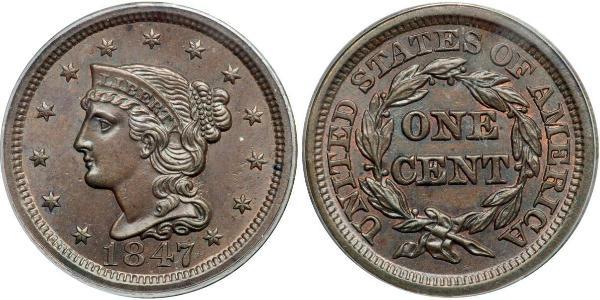 1 Цент США (1776 - ) Мідь 