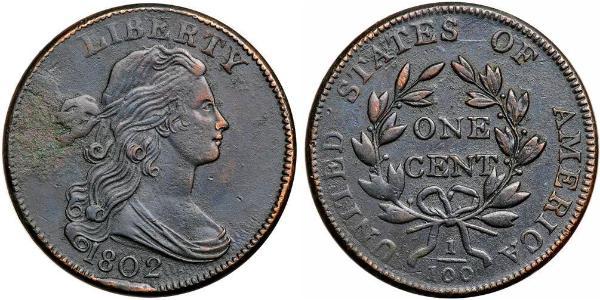 1 Цент США (1776 - ) Мідь 