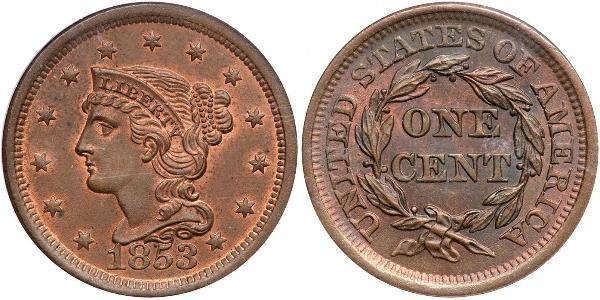 1 Цент США (1776 - ) Мідь 