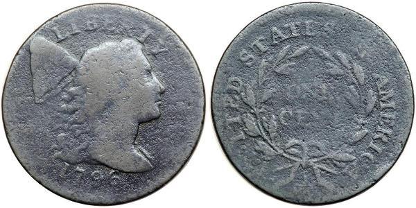 1 Цент США (1776 - ) Мідь 