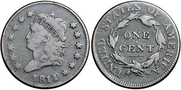 1 Цент США (1776 - ) Мідь 