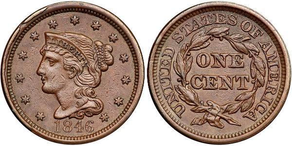1 Цент США (1776 - ) Мідь 