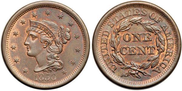 1 Цент США (1776 - ) Мідь 