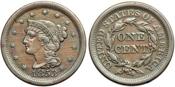 1 Цент США (1776 - ) Мідь 