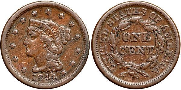 1 Цент США (1776 - ) Мідь 