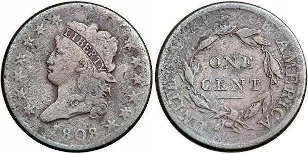 1 Цент США (1776 - ) Мідь 