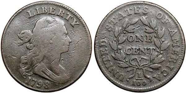 1 Цент США (1776 - ) Мідь 