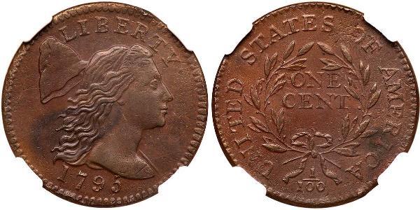 1 Цент США (1776 - ) Мідь 
