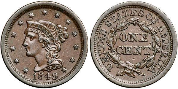 1 Цент США (1776 - ) Мідь 