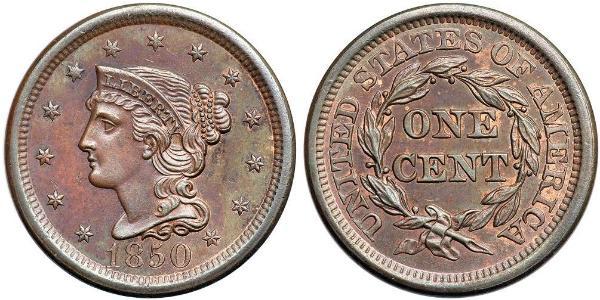1 Цент США (1776 - ) Мідь 