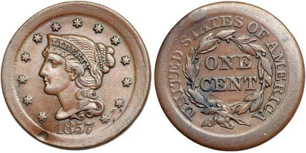1 Цент США (1776 - ) Мідь 