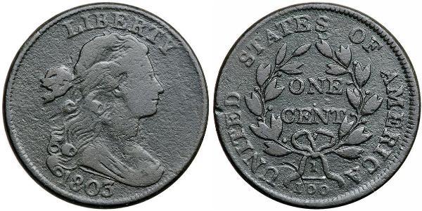 1 Цент США (1776 - ) Мідь 