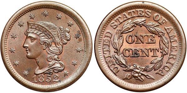 1 Цент США (1776 - ) Мідь 