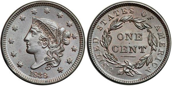 1 Цент США (1776 - ) Мідь 