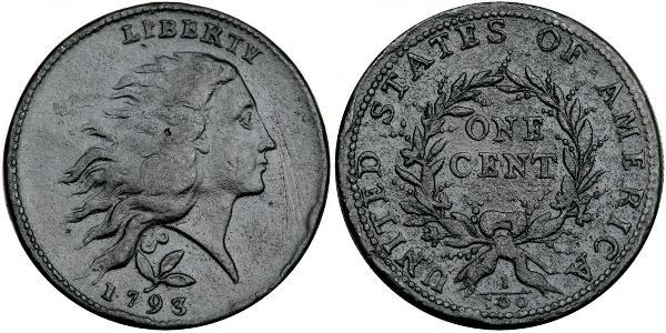 1 Цент США (1776 - ) Мідь 