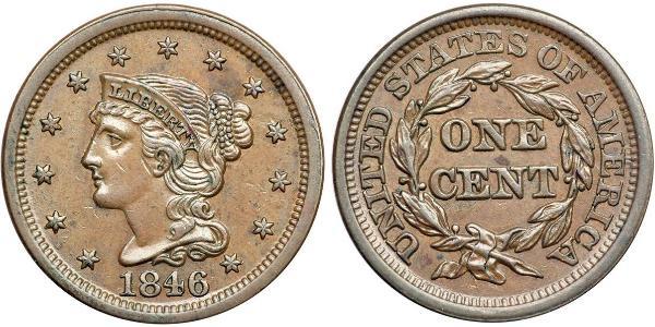 1 Цент США (1776 - ) Мідь 