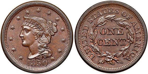1 Цент США (1776 - ) Мідь 
