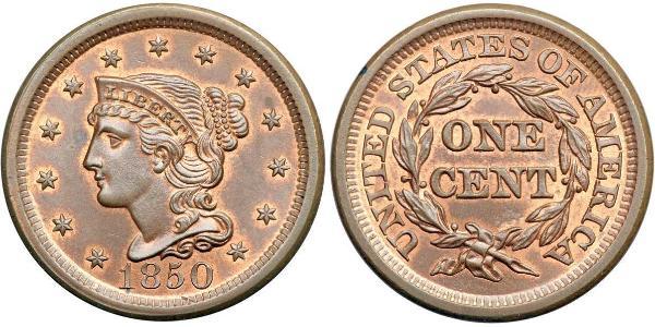 1 Цент США (1776 - ) Мідь 