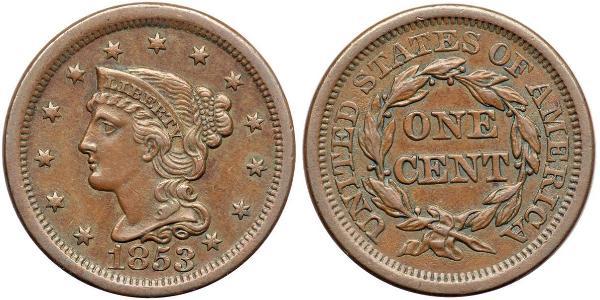 1 Цент США (1776 - ) Мідь 