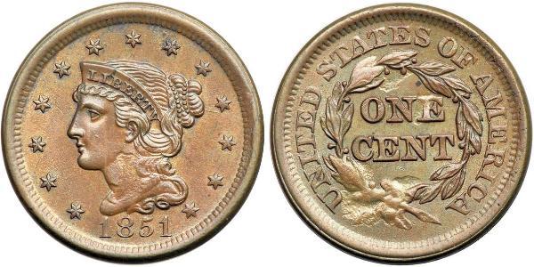 1 Цент США (1776 - ) Мідь 