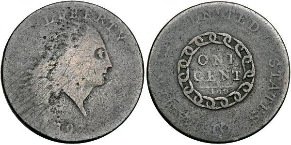1 Цент США (1776 - ) Мідь 