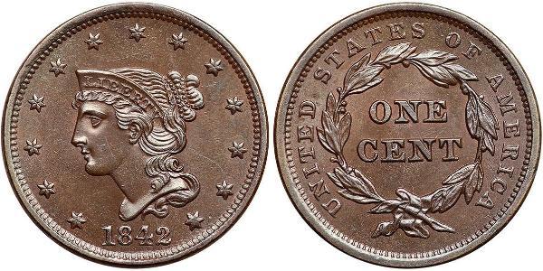 1 Цент США (1776 - ) Мідь 