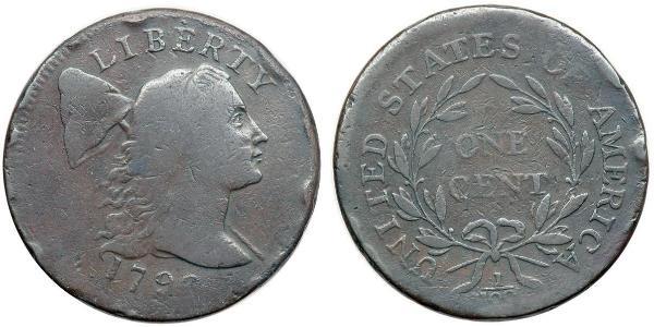 1 Цент США (1776 - ) Мідь 