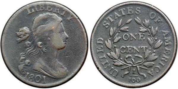 1 Цент США (1776 - ) Мідь 