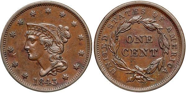 1 Цент США (1776 - ) Мідь 