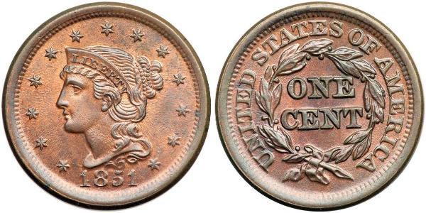 1 Цент США (1776 - ) Мідь 