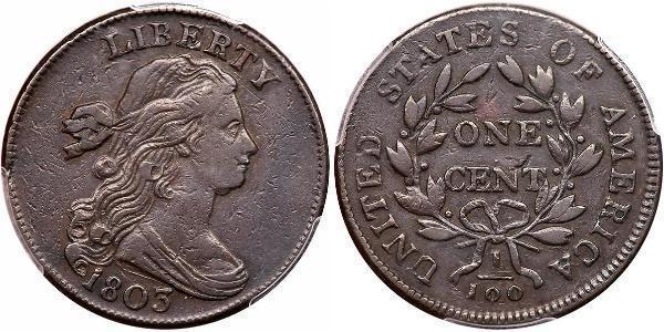 1 Цент США (1776 - ) Мідь 