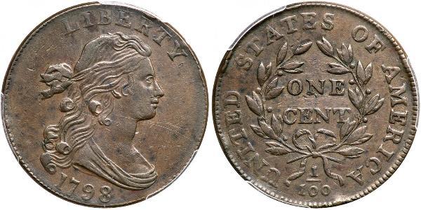 1 Цент США (1776 - ) Мідь 