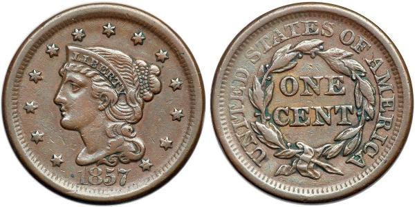 1 Цент США (1776 - ) Мідь 