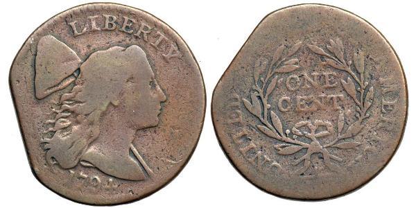 1 Цент США (1776 - ) Мідь 