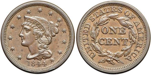 1 Цент США (1776 - ) Мідь 