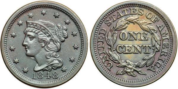 1 Цент США (1776 - ) Мідь 