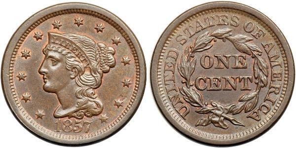 1 Цент США (1776 - ) Мідь 
