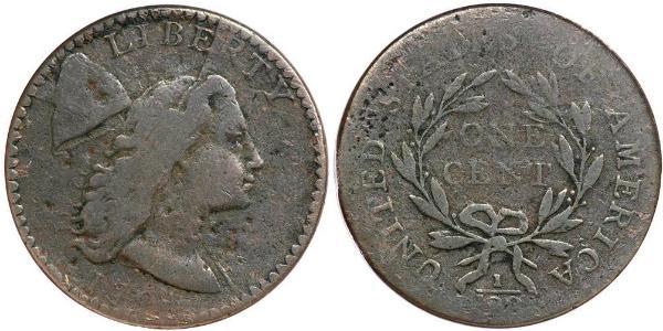 1 Цент США (1776 - ) Мідь 
