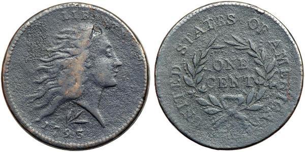 1 Цент США (1776 - ) Мідь 