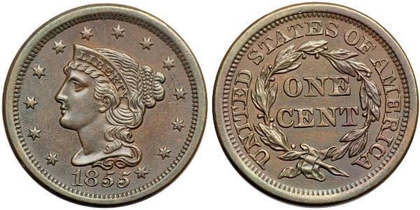1 Цент США (1776 - ) Мідь 