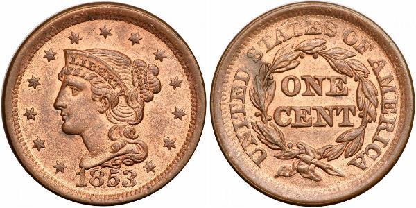 1 Цент США (1776 - ) Мідь 